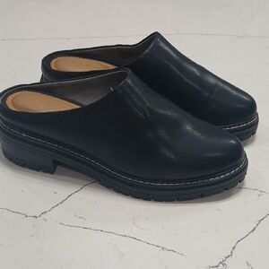 Black Women's Mules By Kelly & Katie, Very Gentle Used, Sz 6.5